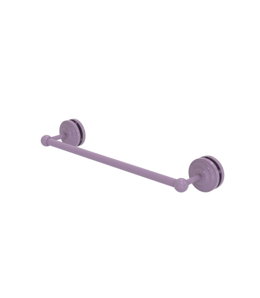 Que New Collection Shower Door Towel Bar 24” Lavender Color